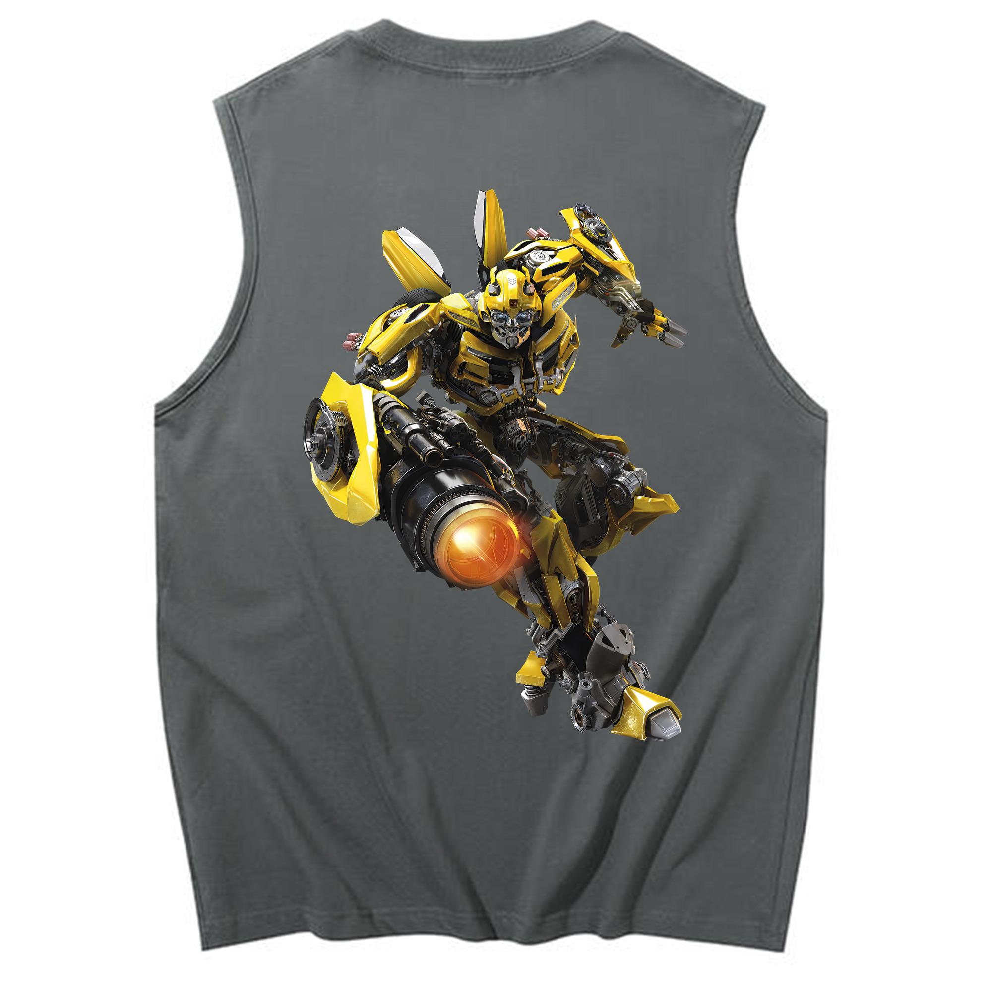 （画像用） Transformers トランスフォーマー コットン100％タンクトップ（背面プリント）